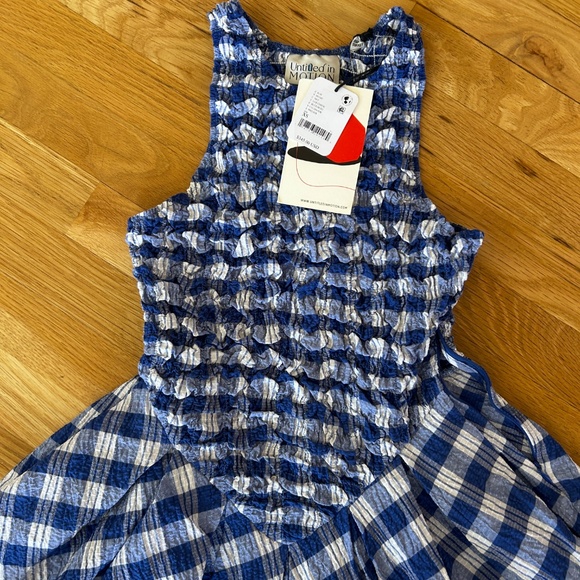 Free People Untitled In Motion Annah Dress XS checkered gingham - Picture 5 of 7